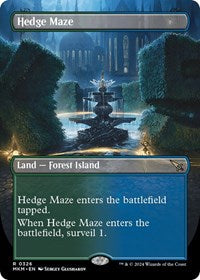 Hedge Maze (Borderless) (326) [Murders at Karlov Manor]