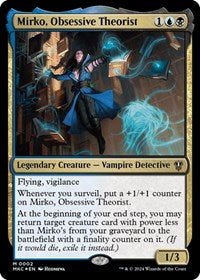 Mirko, Obsessive Theorist (2) [Commander: Murders at Karlov Manor]