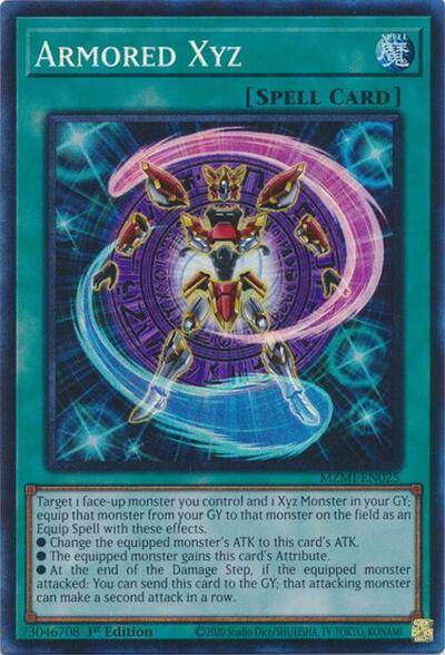 Armored Xyz (CR) (MZMI-EN025) [Maze of Millennia]