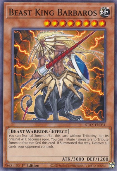 Beast King Barbaros (STAX-EN031) [2-Player Starter Set]