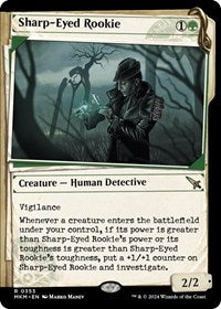 Sharp-Eyed Rookie (Showcase) (353) [Murders at Karlov Manor]