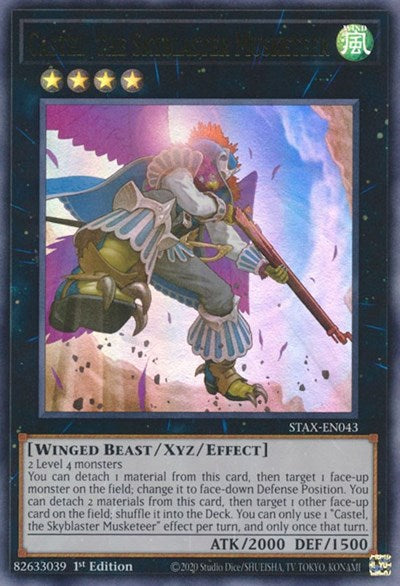 Castel, the Skyblaster Musketeer (STAX-EN043) [2-Player Starter Set]