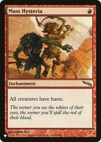 Mass Hysteria (99/306) [The List Reprints]