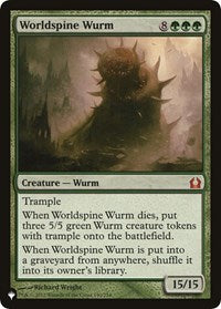 Worldspine Wurm (140/274) [The List Reprints]