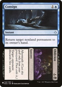 Consign // Oblivion (149/199) [The List Reprints]