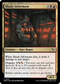 Shady Informant (231) [Murders at Karlov Manor]