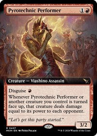 Pyrotechnic Performer (Extended Art) (407) [Murders at Karlov Manor]