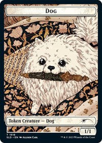 Dog // Cat Double-Sided Token (1516 // 1517) [Secret Lair Drop Series]