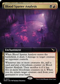 Blood Spatter Analysis (Extended Art) (413) [Murders at Karlov Manor]