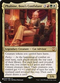 Phabine, Boss's Confidant (009/093) [The List Reprints]