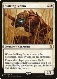Stalking Leonin (007/309) [The List Reprints]