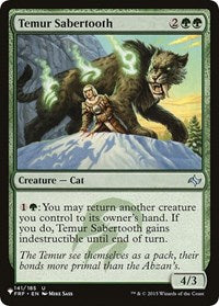 Temur Sabertooth (141/185) [The List Reprints]