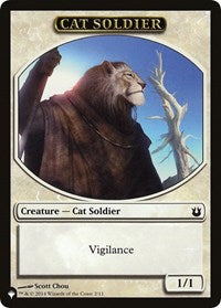 Cat Soldier // Warrior Double-Sided Token (2 // 17) [The List Reprints]
