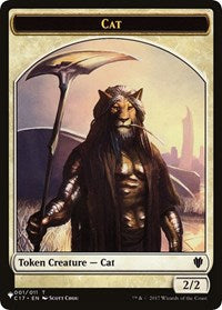 Cat (001) // Citizen Double-Sided Token (1 // 12) [The List Reprints]