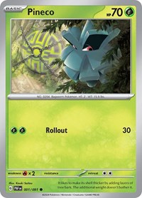 Pineco - 001/091 (001/091) [SV: Paldean Fates]