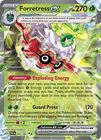 Forretress ex - 002/091 (002/091) [SV: Paldean Fates]