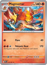 Magmortar (010/091) [SV: Paldean Fates]