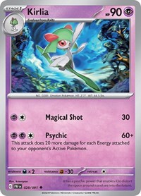 Kirlia - 028/091 (028/091) [SV: Paldean Fates]