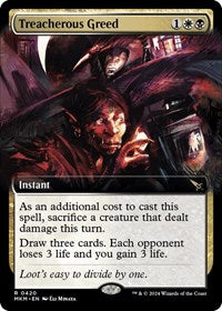 Treacherous Greed (Extended Art) (420) [Murders at Karlov Manor]