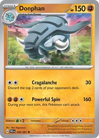 Donphan (049/091) [SV: Paldean Fates]