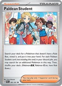 Paldean Student - 085/091 (085/091) [SV: Paldean Fates]