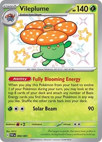 Vileplume (094/091) [SV: Paldean Fates]