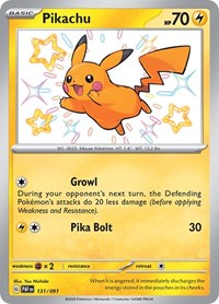 Pikachu - 131/091 (131/091) [SV: Paldean Fates]