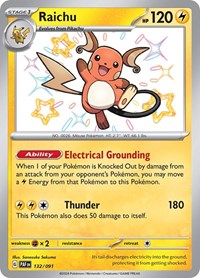 Raichu - 132/091 (132/091) [SV: Paldean Fates]