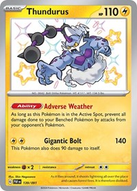 Thundurus (139/091) [SV: Paldean Fates]