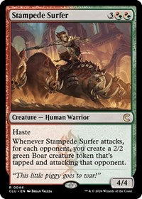 Stampede Surfer (44) [Ravnica: Clue Edition]