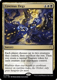 Covetous Elegy (29) [Ravnica: Clue Edition]