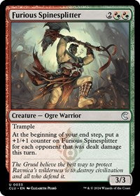 Furious Spinesplitter (33) [Ravnica: Clue Edition]