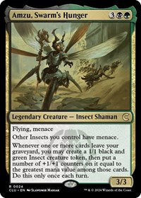 Amzu, Swarm's Hunger (24) [Ravnica: Clue Edition]