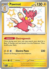 Pawmot (144/091) [SV: Paldean Fates]