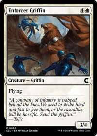 Enforcer Griffin (60) [Ravnica: Clue Edition]