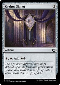 Orzhov Signet (225) [Ravnica: Clue Edition]