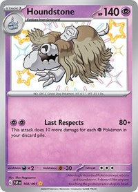 Houndstone - 168/091 (168/091) [SV: Paldean Fates]