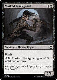 Masked Blackguard (115) [Ravnica: Clue Edition]
