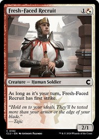 Fresh-Faced Recruit (192) [Ravnica: Clue Edition]