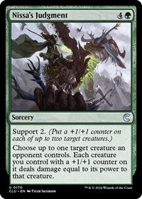 Nissa's Judgment (170) [Ravnica: Clue Edition]
