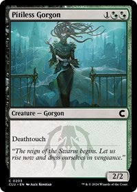 Pitiless Gorgon (203) [Ravnica: Clue Edition]