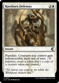 Rootborn Defenses (71) [Ravnica: Clue Edition]
