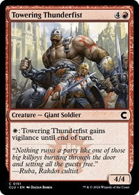 Towering Thunderfist (151) [Ravnica: Clue Edition]