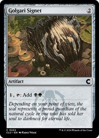 Golgari Signet (222) [Ravnica: Clue Edition]