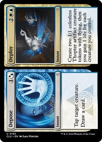 Depose // Deploy (185) [Ravnica: Clue Edition]