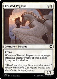 Trusted Pegasus (77) [Ravnica: Clue Edition]