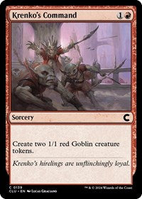 Krenko's Command (139) [Ravnica: Clue Edition]