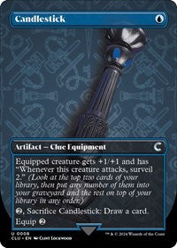 Candlestick (Borderless) (8) [Ravnica: Clue Edition]