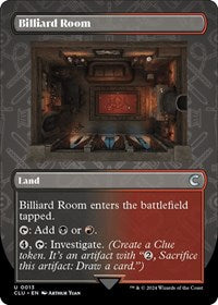 Billiard Room (Borderless) (13) [Ravnica: Clue Edition]