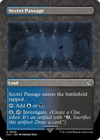 Secret Passage (Borderless) (20) [Ravnica: Clue Edition]